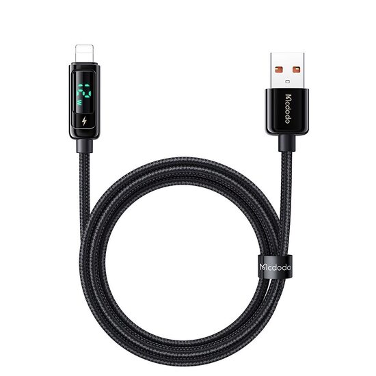 Cablu USB-A la Lightning Mcdodo Digital Pro Black