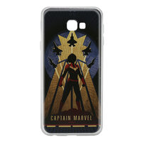 Husa Samsung Galaxy J4 Plus Marvel Silicon Captain Marvel 002 Navy Blue