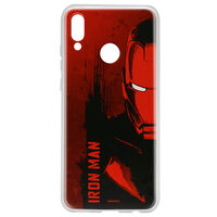 Husa Huawei P Smart (2019) / Honor 10 Lite Marvel Silicon Iron Man 004 Red