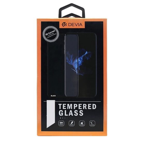 Folie Samsung Galaxy S21 Plus Devia Frame Sticla Full Fit Black