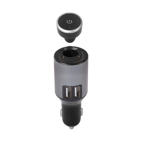 Casca Bluetooth Xenic Black (cu incarcator auto dual USB max 2.1A si slot magnetic pentru