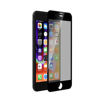 Folie iPhone SE 2020 / 8 / 7 / 6s / 6 Devia Sticla Privacy Full Black (0.26mm, 9H)
