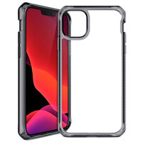 Husa iPhone 12 Pro Max IT Skins Hybrid Clear Black & Transparent