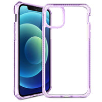 Husa iPhone 12 Mini IT Skins Hybrid Clear Light Purple & Transparent