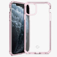 Husa iPhone 11 Pro IT Skins Hybrid Clear Light Pink & Transparent (antishock)