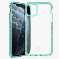 Husa iPhone 11 Pro IT Skins Hybrid Clear Tiffany Green & Transparent (antishock)