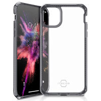 Husa iPhone 11 Pro IT Skins Hybrid Clear Black & Transparent (antishock)