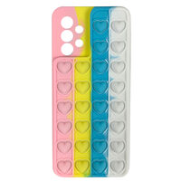 Husa Samsung Galaxy A32 4G Lemontti Heart Pop it Multicolor 2