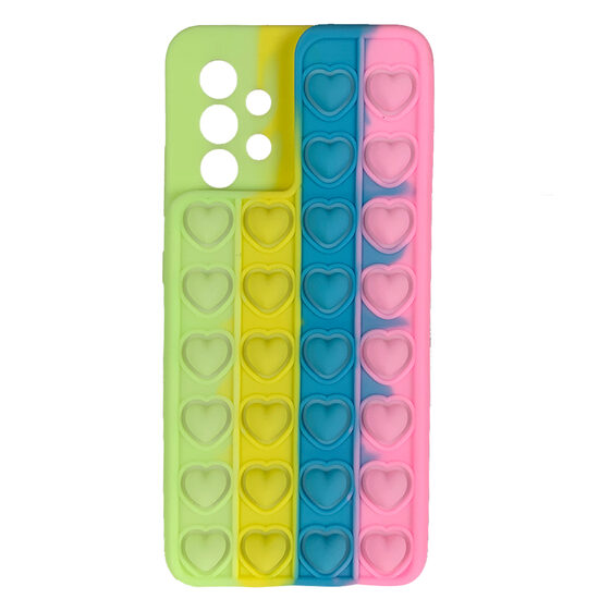 Husa Samsung Galaxy A32 4G Lemontti Heart Pop it Multicolor 4