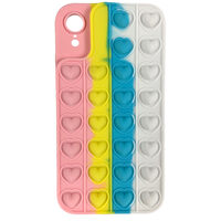 Husa iPhone XR Lemontti Heart Pop it Multicolor 2