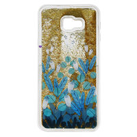Carcasa Samsung Galaxy J4 Plus Lemontti Liquid Sand Blue Flowers