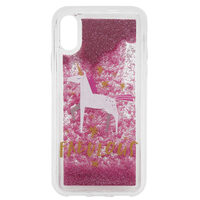 Husa iPhone XS / X Lemontti Liquid Sand Fabulous Glitter