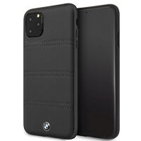 Husa iPhone 11 Pro Max BMW Signature Horizontal Lines Negru