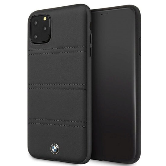 Husa iPhone 11 Pro Max BMW Signature Horizontal Lines Negru