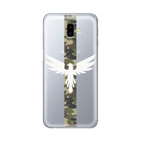 Husa Samsung Galaxy J6 Plus Lemontti Silicon Art Army Eagle