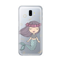 Husa Samsung Galaxy J6 Plus Lemontti Silicon Art Little Mermaid