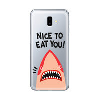 Husa Samsung Galaxy J6 Plus Lemontti Silicon Art Nice To Eat You
