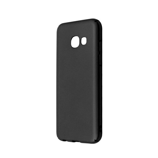 Carcasa Samsung Galaxy A3 (2017) Just Must Uvo Black (material fin la atingere, slim fit)