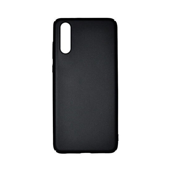 Carcasa Huawei P20 Just Must Uvo Black (material fin la atingere, slim fit)