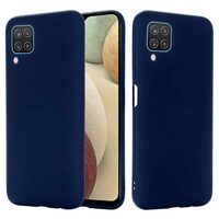 Husa Samsung Galaxy A12 Lemontti Silicon Silky Navy