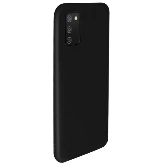 Husa Samsung Galaxy A02s Lemontti Silicon Silky Negru