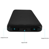 Power Bank Devia Smart Speed Series Dual USB 10.000 mAh Black