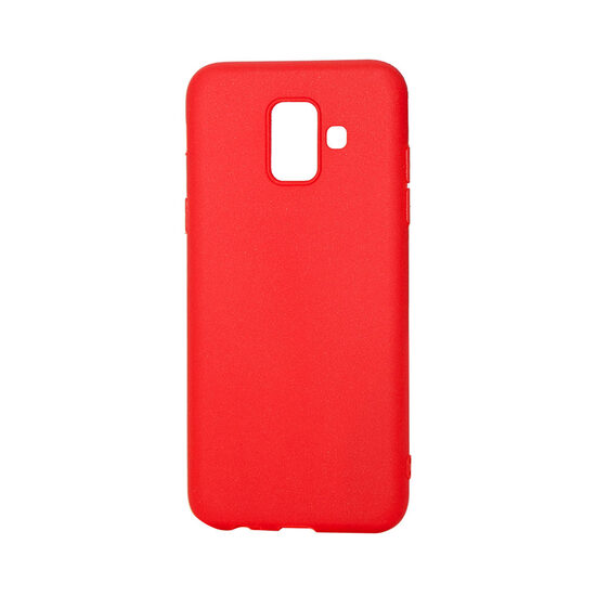 Husa Samsung Galaxy A6 (2018) Lemontti Silicon Silky Rosu