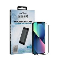 Folie iPhone 13 Mini Eiger Sticla 3D Edge to Edge Clear Black