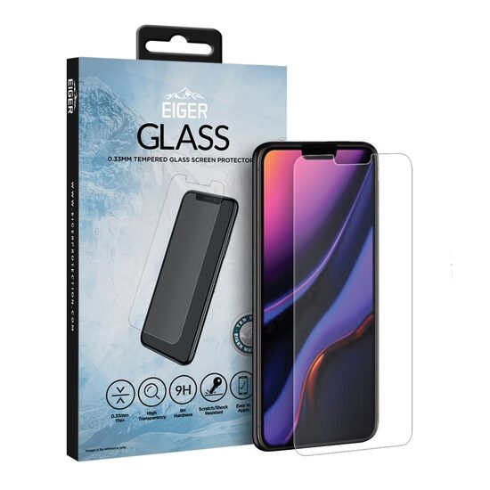 Folie iPhone 11 / XR Eiger Sticla Temperata Clear