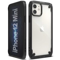 Husa TPU Bumper iPhone 12 Mini Ringke Fusion X Negru