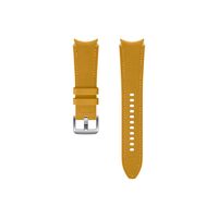 Curea smartwatch Samsung Hybrid Leather Band pentru Galaxy Watch4 Classic, 20mm M/L, Mustard