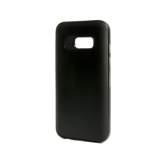 Husa  Samsung Galaxy A3 (2017) Just Must Arm Duo Negru (textura carbon si bumper negru)