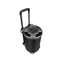 Boxa XX.Y Boombard Black (radio FM, input jack 3.5mm si 6.3mm, cu roti si maner telescopic)