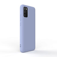 Husa Samsung Galaxy A02s Lemontti Silicon Soft Slim Lavender Gray