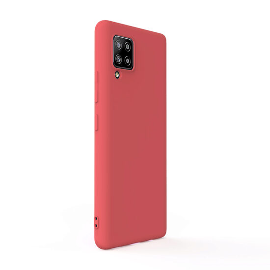 Husa Samsung Galaxy A42 Lemontti Silicon Soft Slim Santa Red