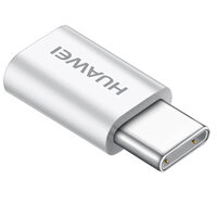 Adaptor Original Type-C la MicroUSB Huawei AP52 White