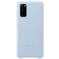 Husa Originala Samsung Galaxy S20 Leather Cover Sky Blue