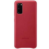 Husa Originala Samsung Galaxy S20 Leather Cover Red
