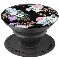 Accesoriu Popsockets pentru dispozitive mobile, PopGrip Black Floral