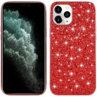 Husa iPhone 12 Pro Max Lemontti Glitter Powder Red