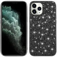 Husa iPhone 12 Pro Max Lemontti Glitter Powder Black