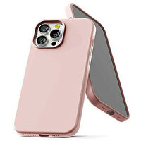 Husa iPhone 13 Pro Lemontti Regular Silicon Sand Pink