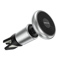 Suport Auto Borofone BH47 Cool Move Magnetic Argintiu cu sistem de prindere la ventilatie