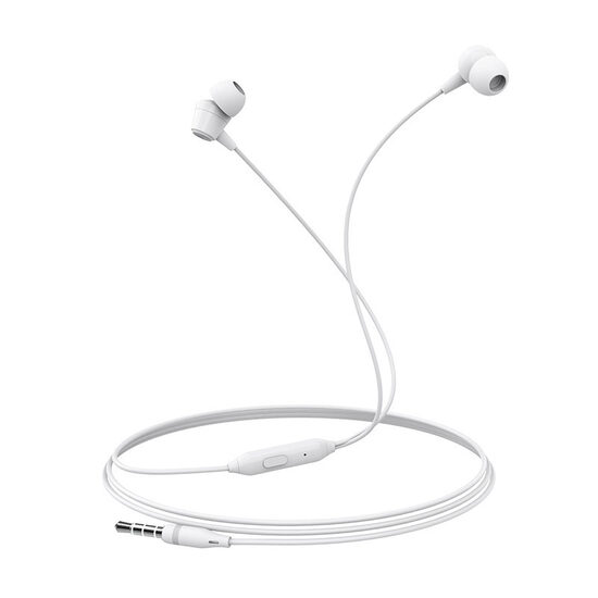 Casti In-Ear Borofone BM20 DasMelody cu microfon, Jack 3.5mm, Alb
