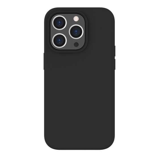 Husa iPhone 14 Pro Lemontti Liquid Silicon MagCharge Negru