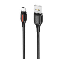 Cablu Borofone BU14 Heroic USB la MicroUSB, 1.2m Negru