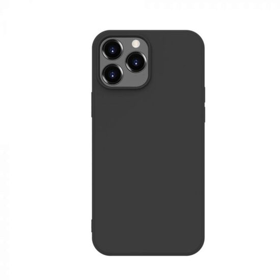Husa iPhone 14 Pro Max Lemontti Silicon Soft Slim Black