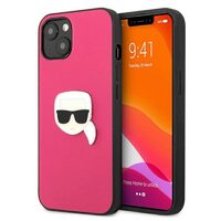Husa iPhone 13 Karl Lagerfeld Leather Karl Head Roz