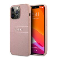 Husa iPhone 13 Pro Guess PU Leather Saffiano Roz