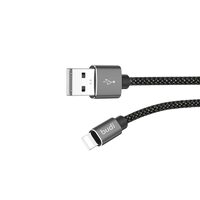 Budi Cablu USB Lightning Black 3m (impletitura textila)